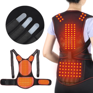 118 Tourmaline Self-Heating Heating Vest Magnetic Therapy Waist Back Shoulder Posture Corrector Spine Lumbar Brace Pain Relief